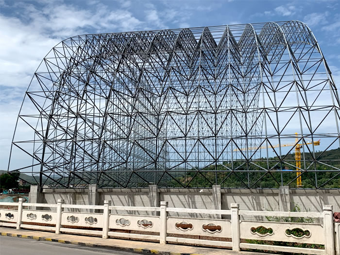 巢湖山寨矿储煤棚网架